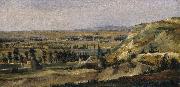 Theodore Rousseau Panoramic Landscape painting